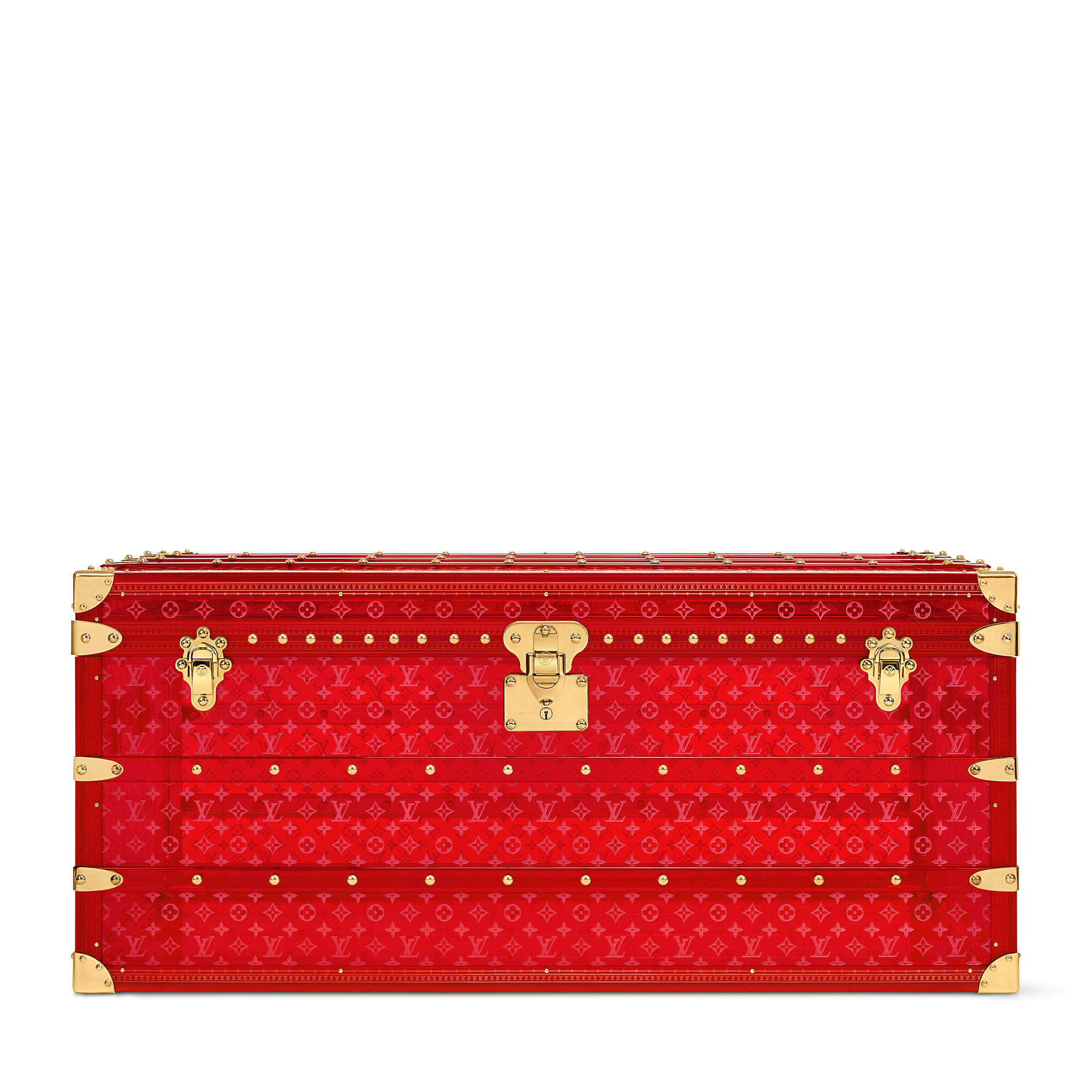 Courrier Lozine 110 Seethrough Red High End Leathers - Trunks and